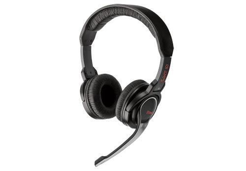 TRUST Cuffie a padiglione da gaming PC Trust GXT10 con microfono nero